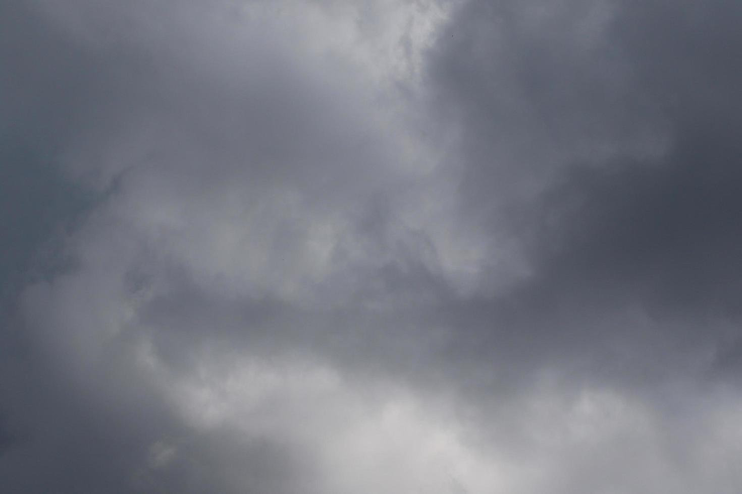 Stormy weather and dark clouds photo