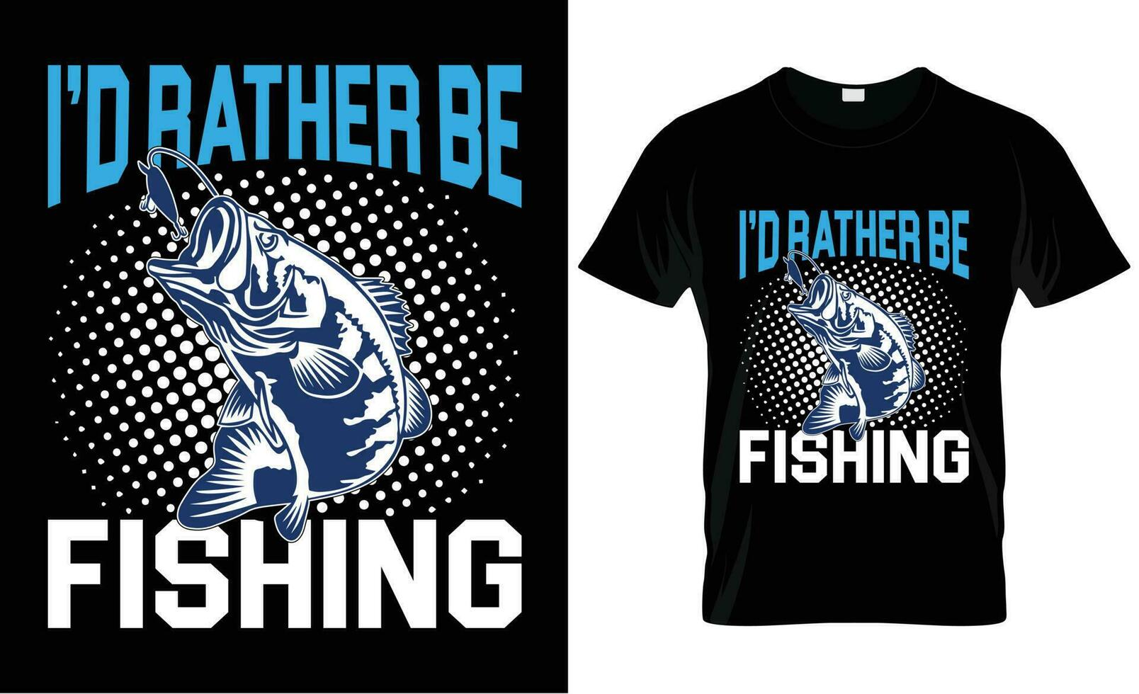 Fishing T shirt Design vector