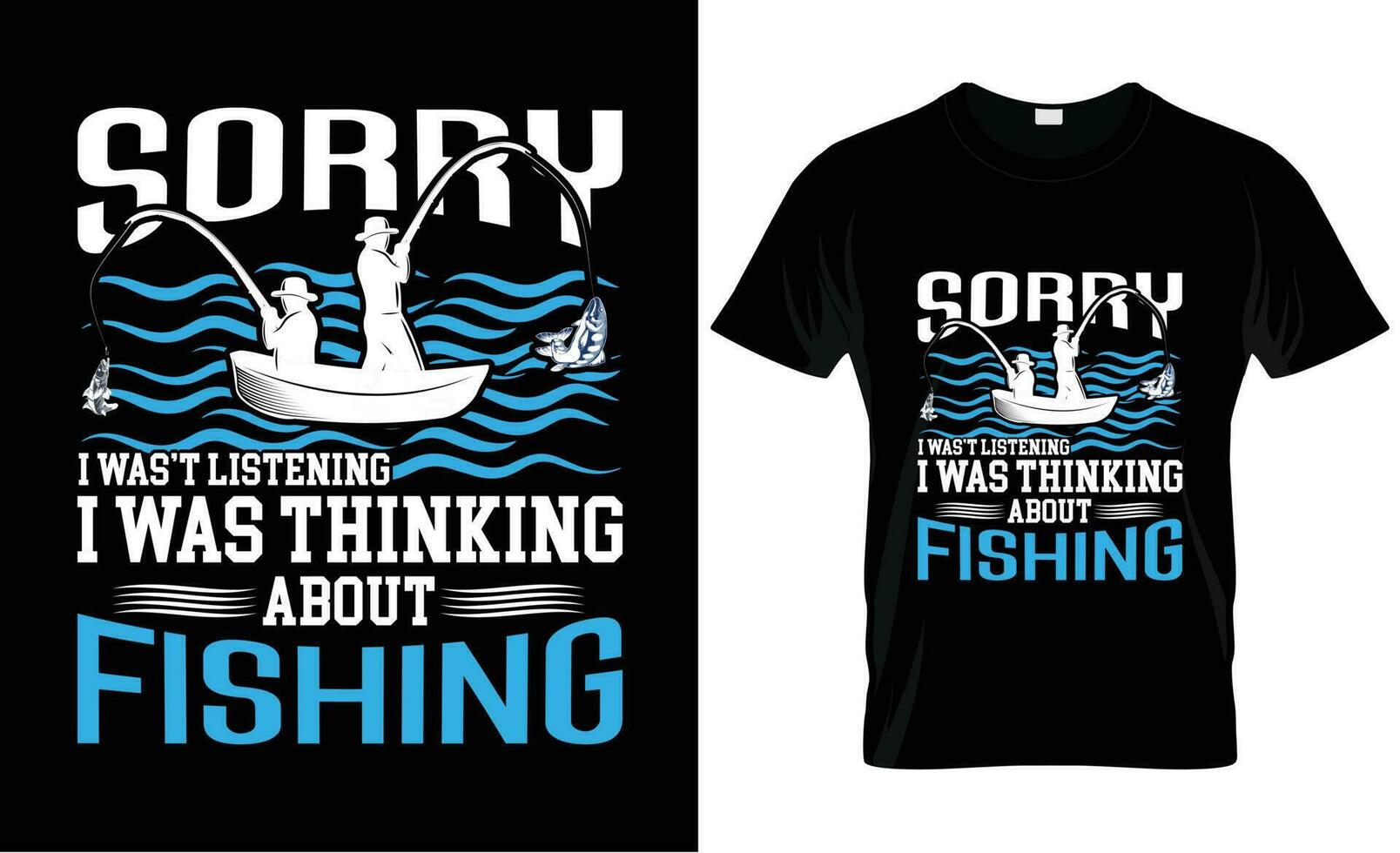 Fishing T shirt Design vector