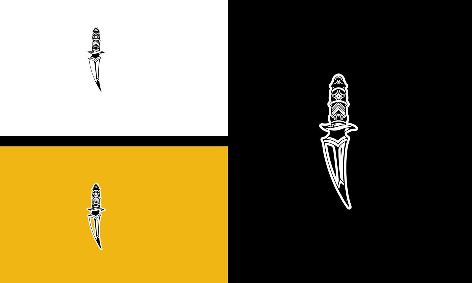 knife sharp vector illustration outline design