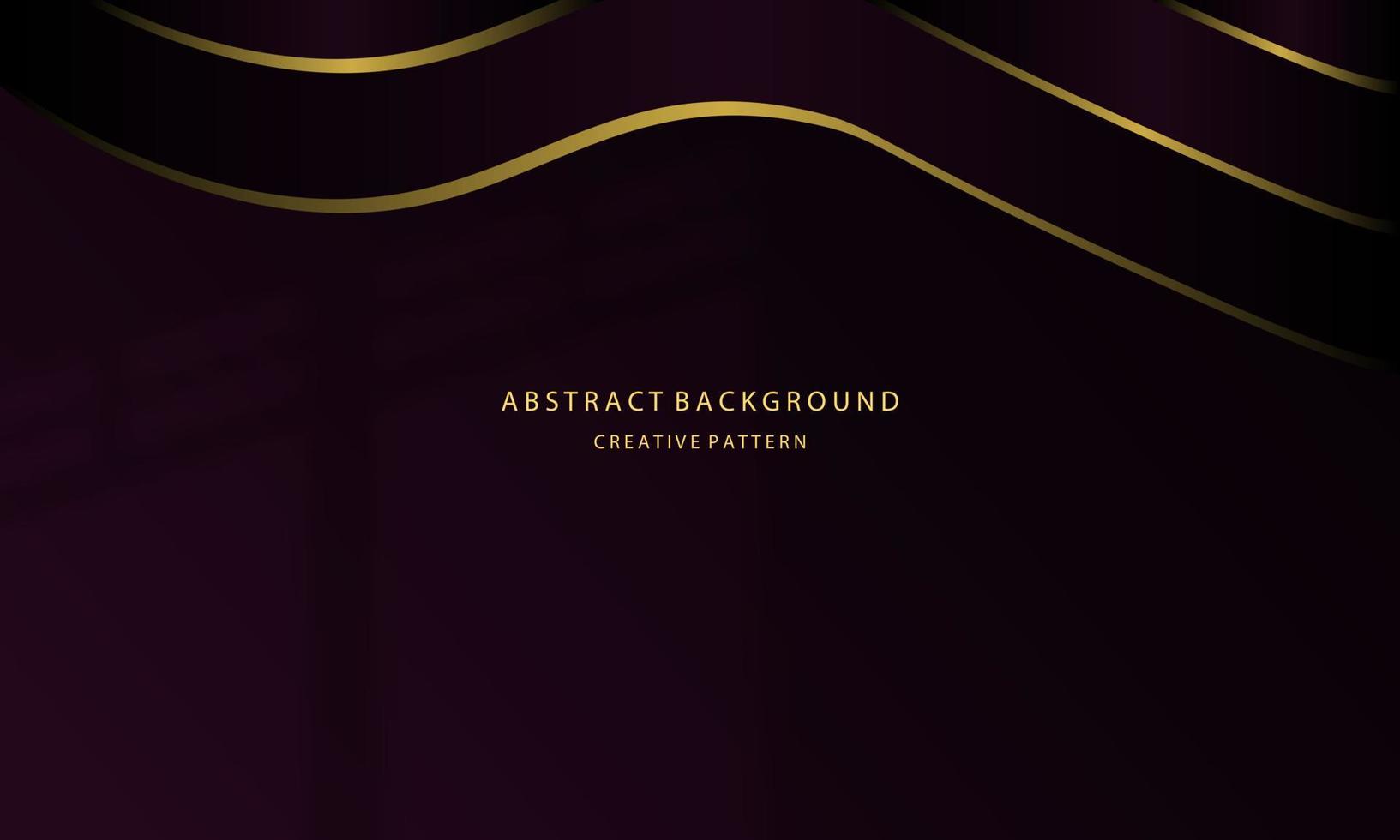 Abstract background Geometric liquid gradient of golden color and purple gradient with golden light on the back, for posters, banners, etc., EPS 10 vector design copy space area