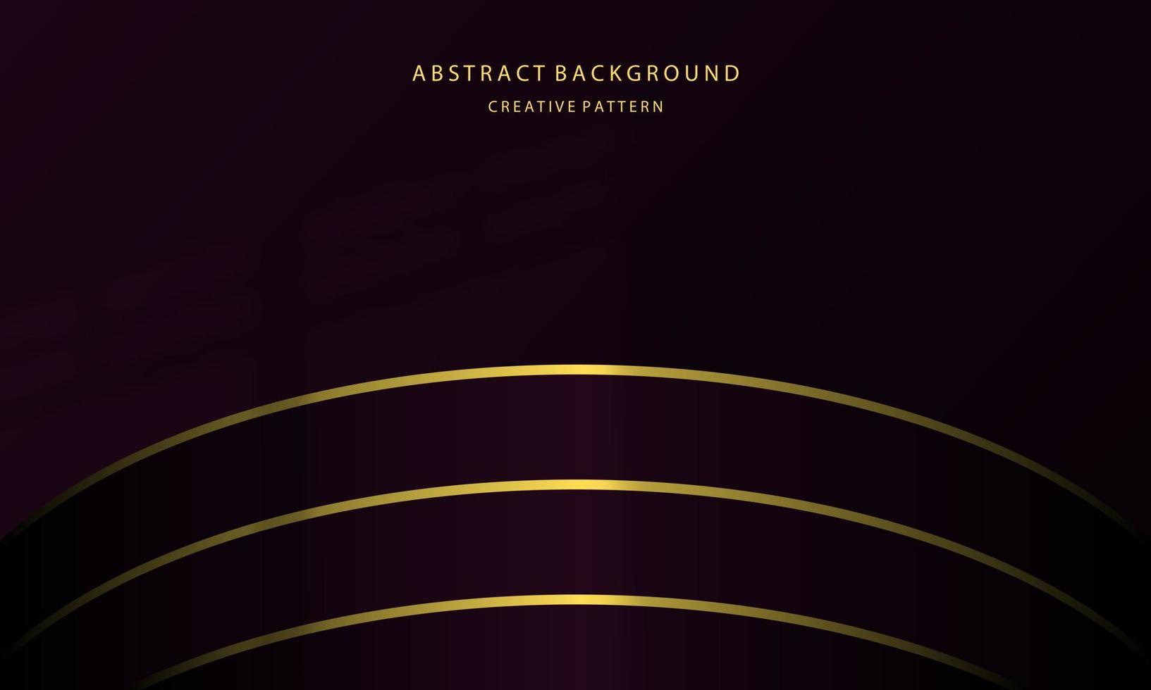Abstract background Geometric liquid gradient of golden color and purple gradient with golden light on the back, for posters, banners, etc., EPS 10 vector design copy space area