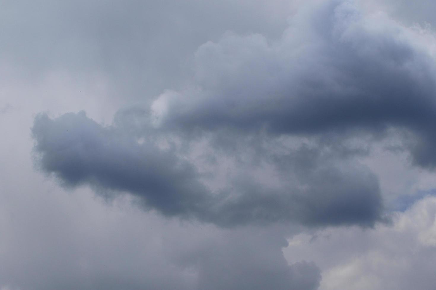 Stormy weather and dark clouds photo