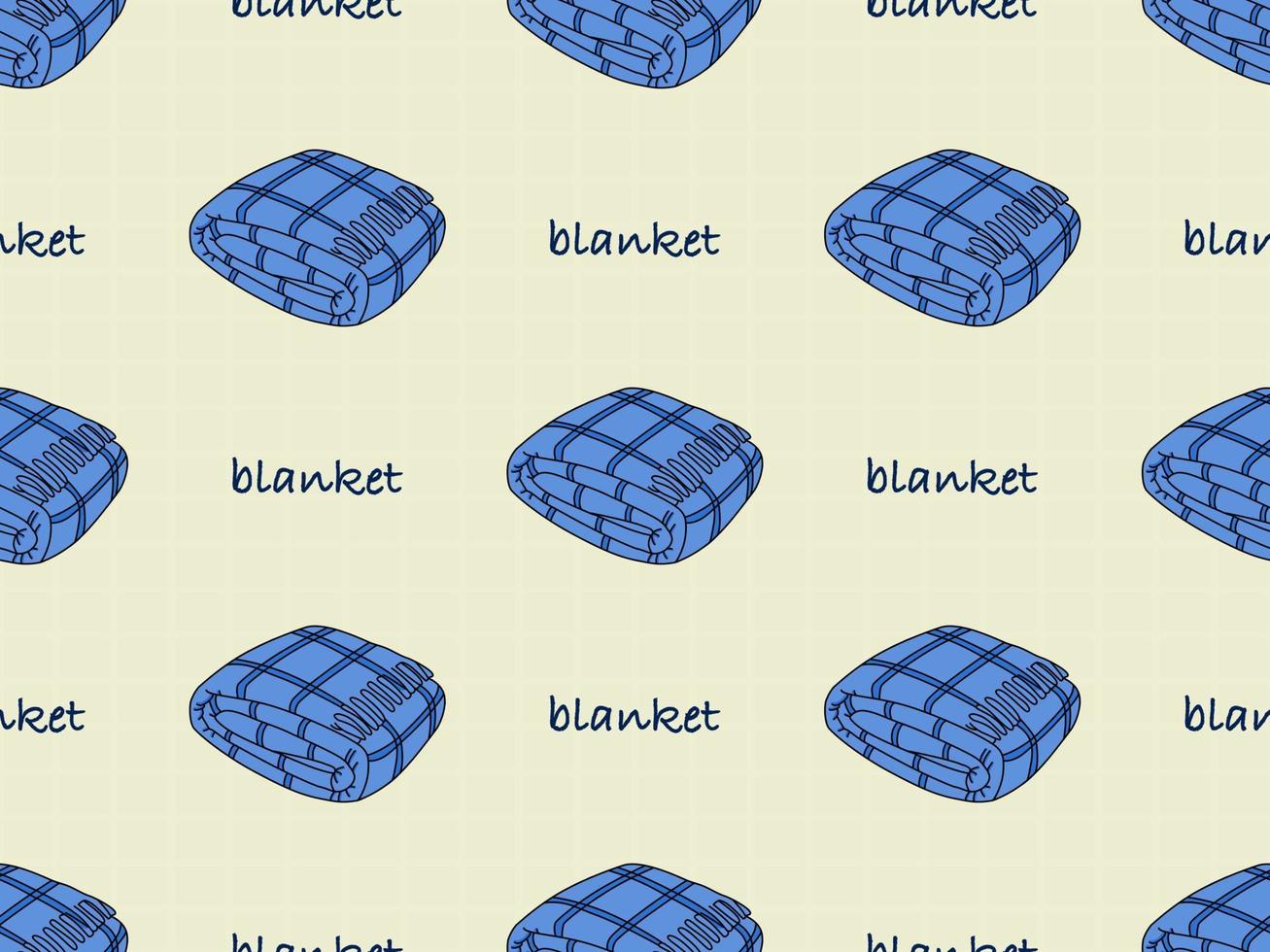 Manta personaje de dibujos animados de patrones sin fisuras sobre fondo amarillo vector