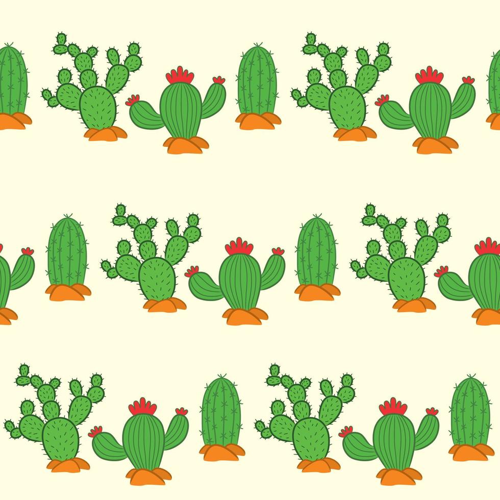 papel tapiz transparente con cactus. vector