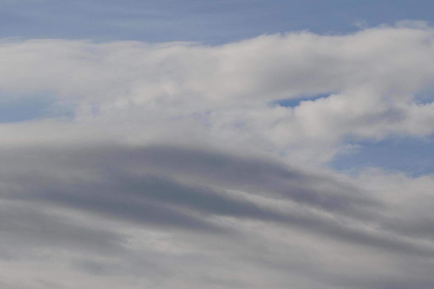 Stormy weather and dark clouds photo