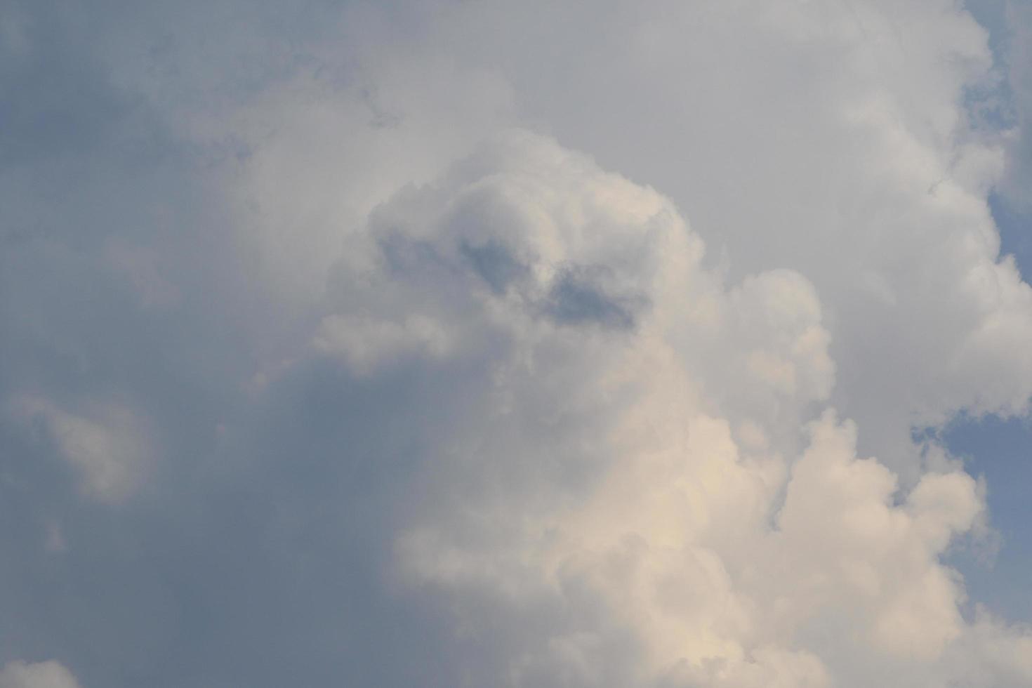 Stormy weather and dark clouds photo