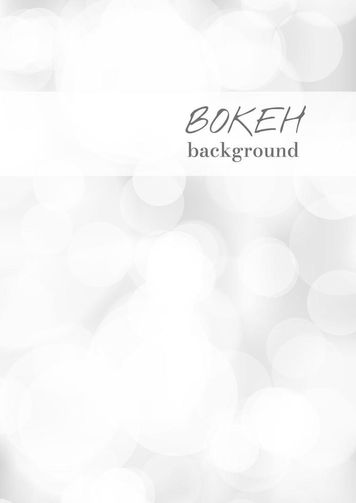 Abstract bokeh vector background