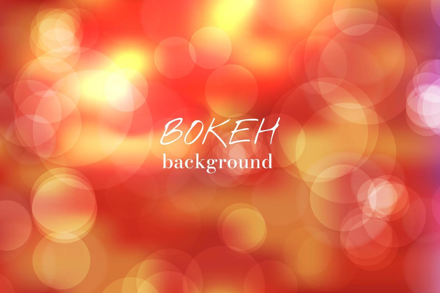 Abstract bokeh vector background