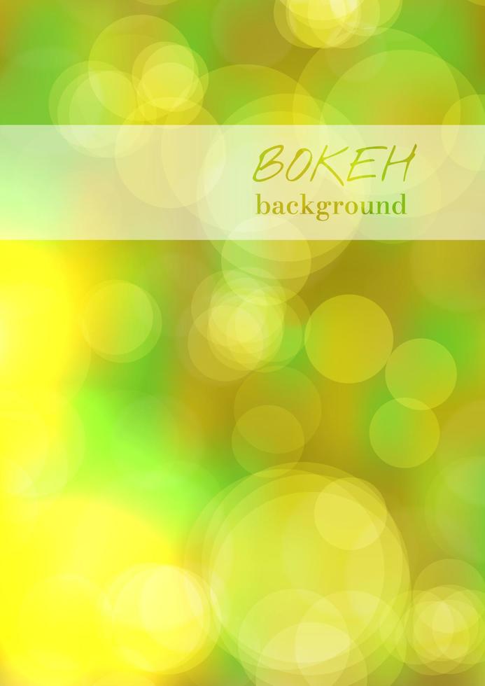 Abstract bokeh vector background