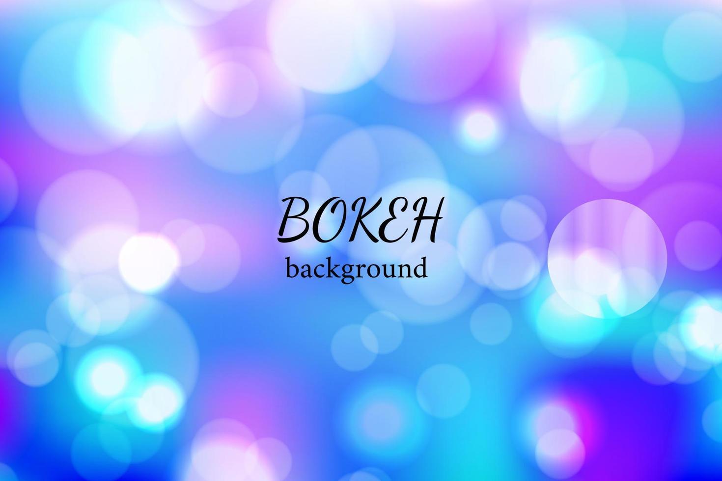 Abstract bokeh fairy light vector background