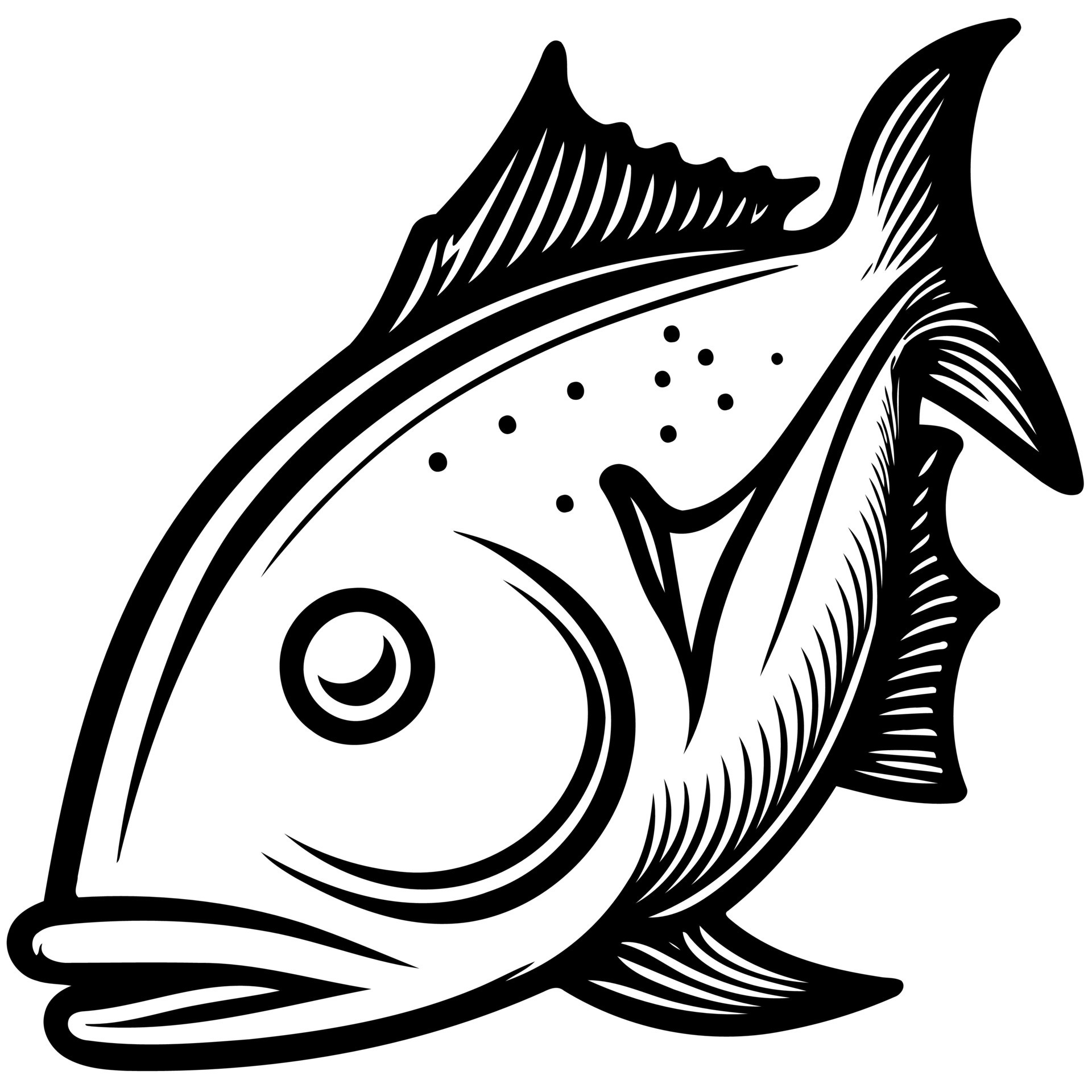 fish aquatic animal 18847739 Vector Art at Vecteezy
