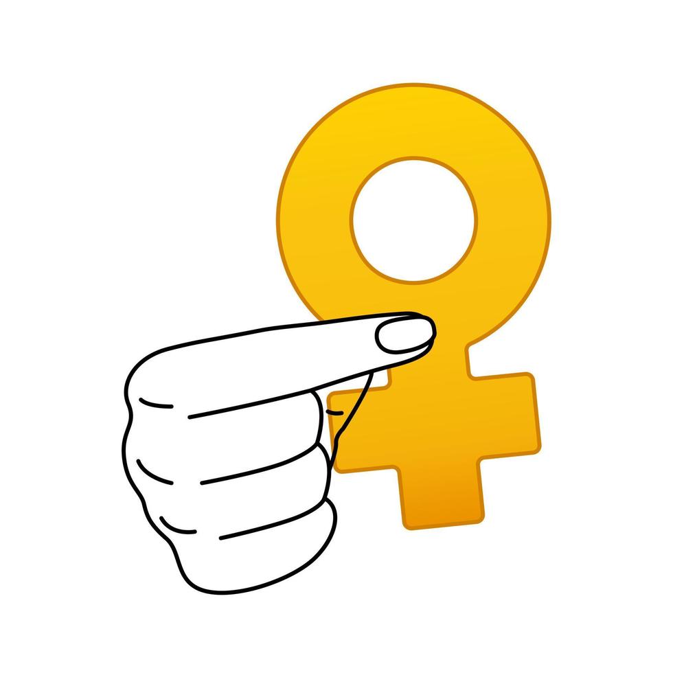 diseño de concepto de símbolo de mes de marzo de conciencia de endometriosis vector