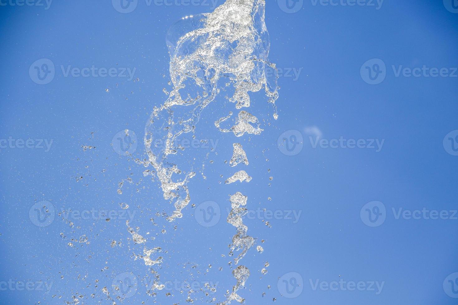 water splash in the sky photo
