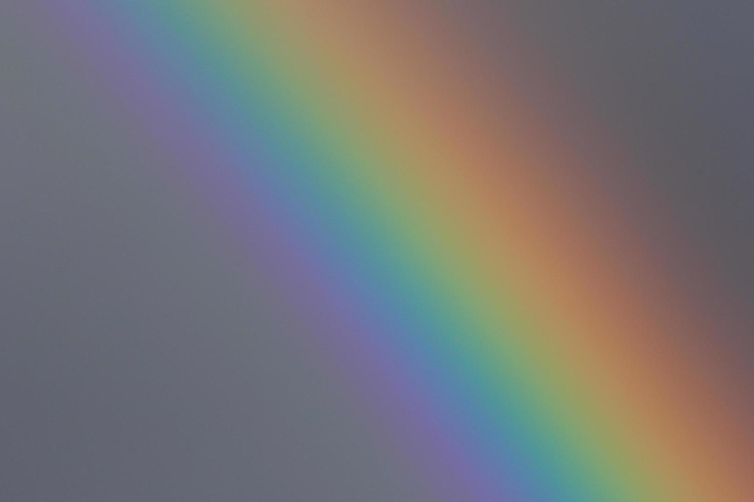Rainbow over stormy sky. photo