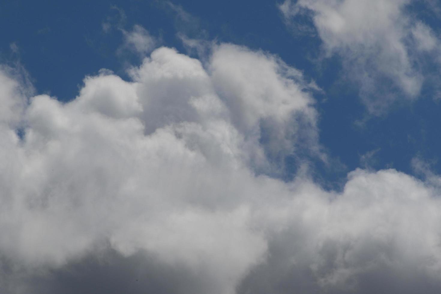 Stormy weather and dark clouds photo