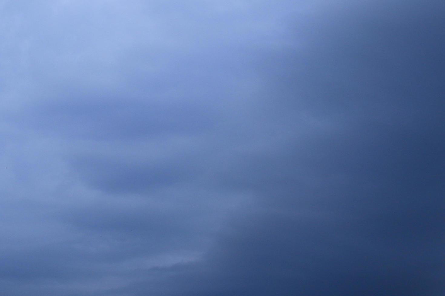 Stormy weather and dark clouds photo