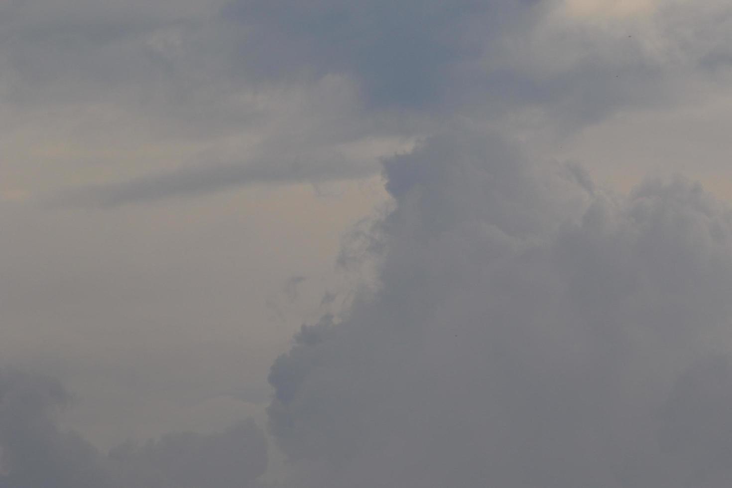 Stormy weather and dark clouds photo