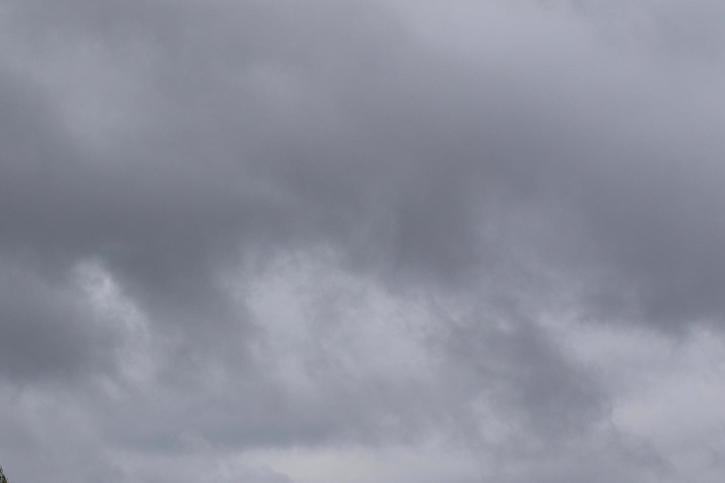 Stormy weather and dark clouds photo