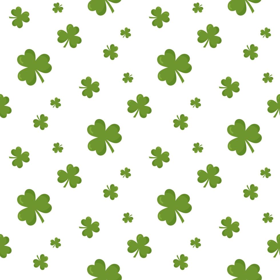 pattern with clover vector