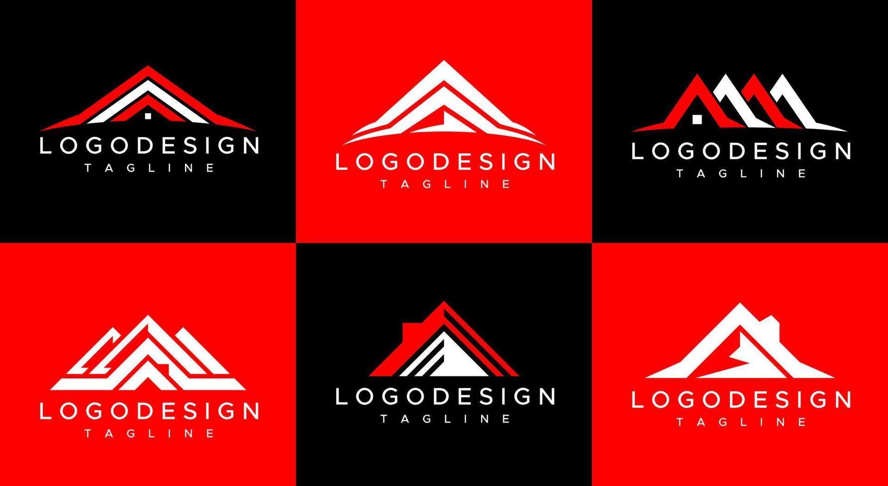 marca de logotipo inmobiliario minimalista. vector de diseño de logotipo de inicio.