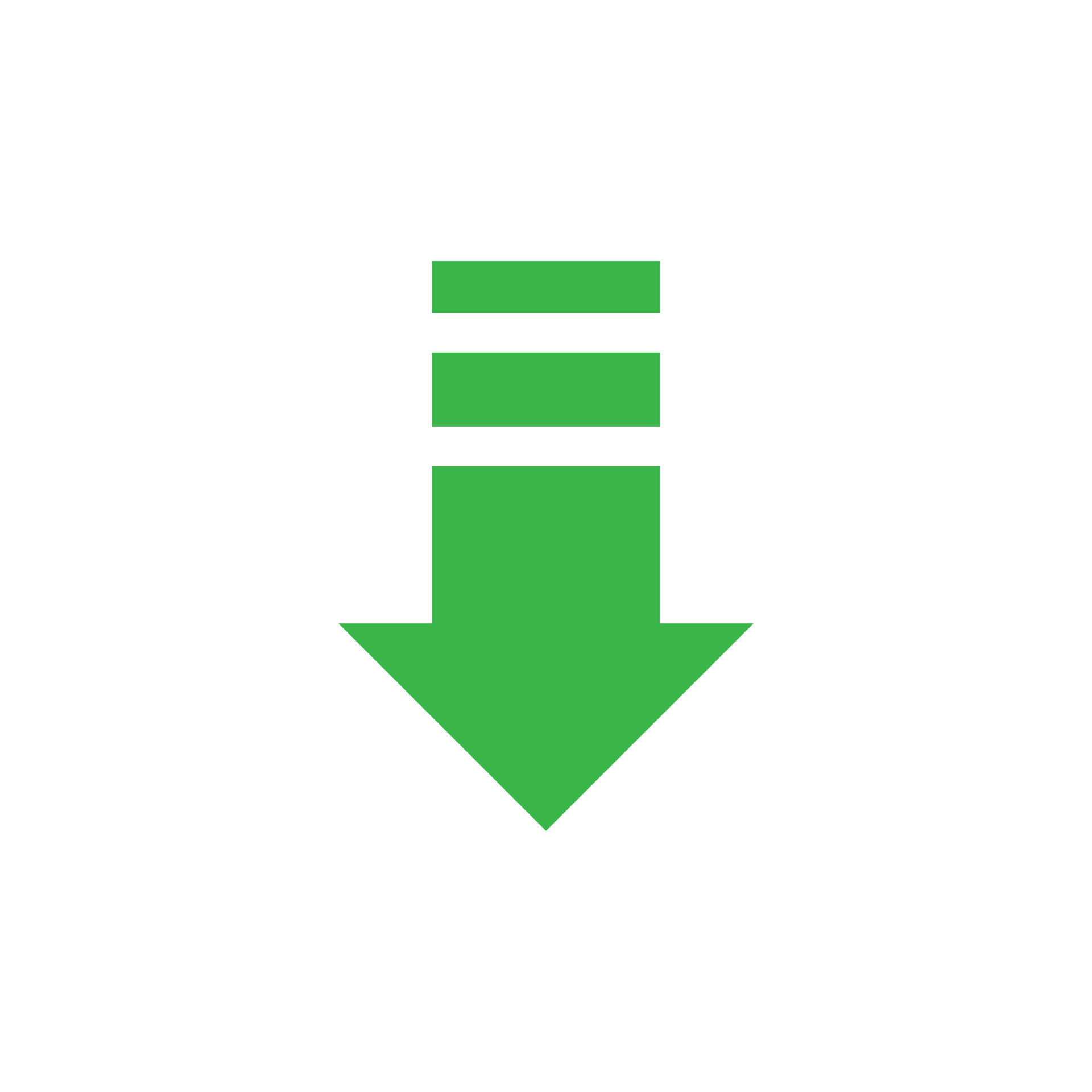 green down arrow icon