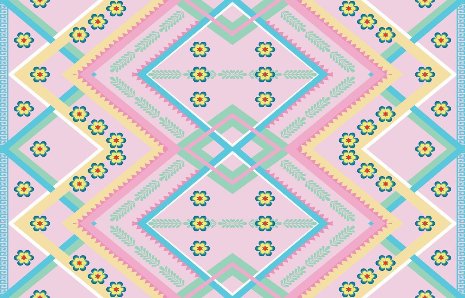 ethnic geometric seamless pattern vector. African Arab American Aztec motif pattern. vector elements designed for background, wallpaper, print, wrapping,tile, fabric patern. vector pattern.
