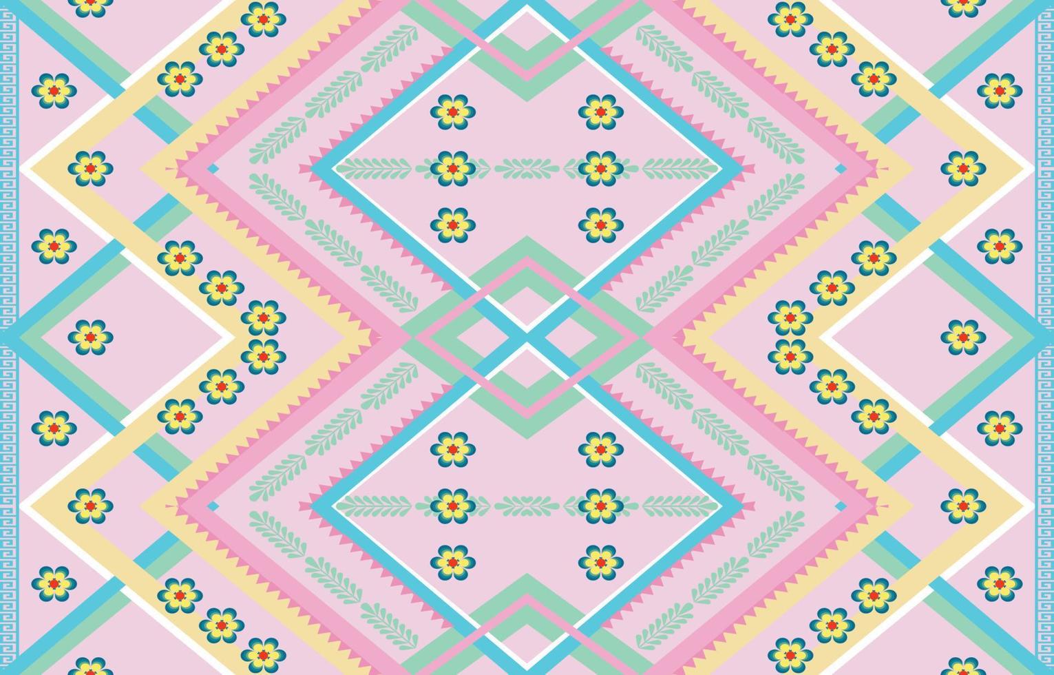 ethnic geometric seamless pattern vector. African Arab American Aztec motif pattern. vector elements designed for background, wallpaper, print, wrapping,tile, fabric patern. vector pattern.