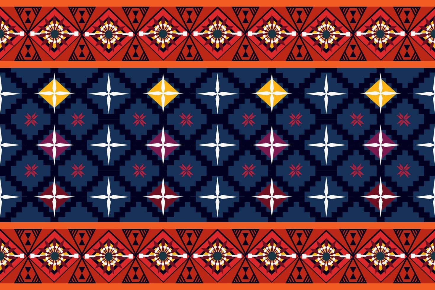 ethnic geometric seamless pattern vector. African Arab American Aztec motif pattern. vector elements designed for background, wallpaper, print, wrapping,tile, fabric patern. vector pattern.