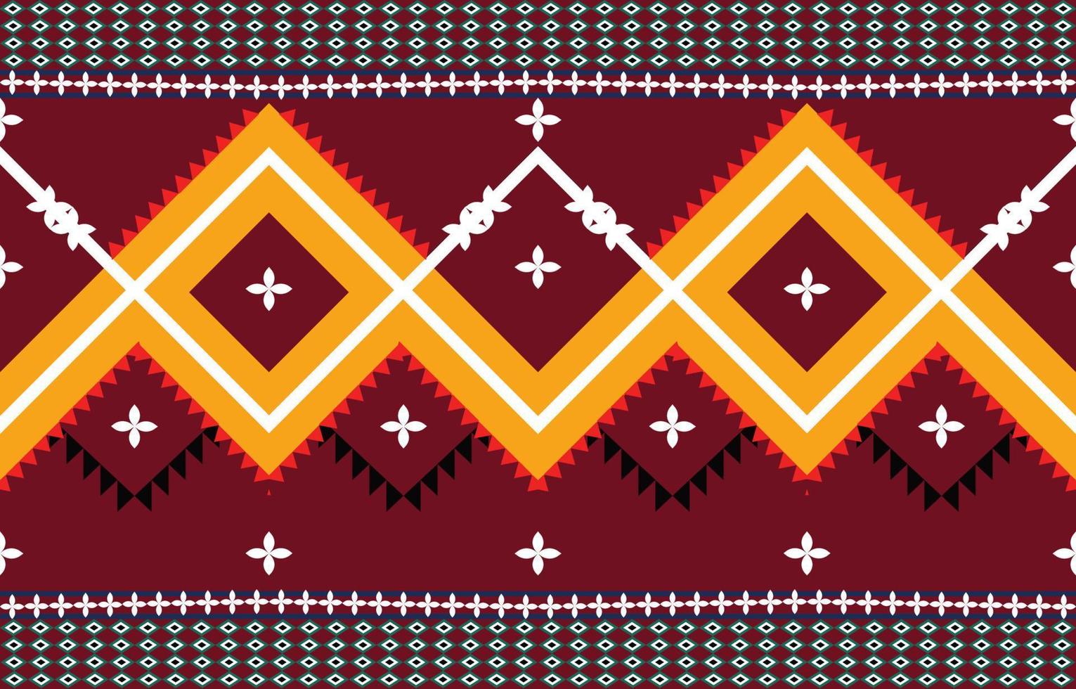 ethnic geometric seamless pattern vector. African Arab American Aztec motif pattern. vector elements designed for background, wallpaper, print, wrapping,tile, fabric patern. vector pattern.