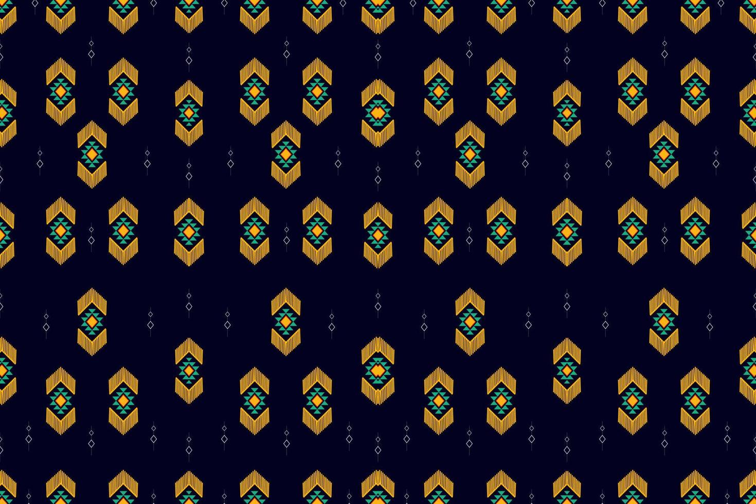 ethnic geometric seamless pattern vector. African Arab American Aztec motif pattern. vector elements designed for background, wallpaper, print, wrapping,tile, fabric patern. vector pattern.
