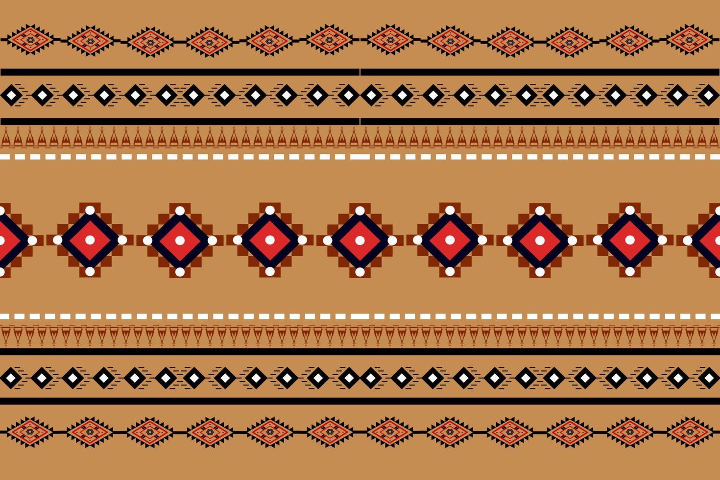 ethnic geometric seamless pattern vector. African Arab American Aztec motif pattern. vector elements designed for background, wallpaper, print, wrapping,tile, fabric patern. vector pattern.