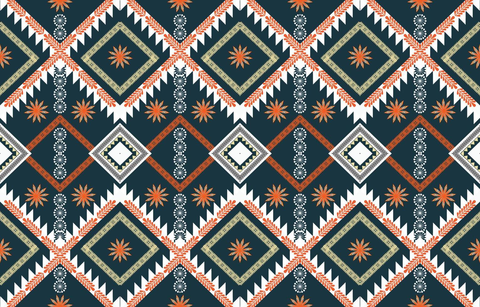 ethnic geometric seamless pattern vector. African Arab American Aztec motif pattern. vector elements designed for background, wallpaper, print, wrapping,tile, fabric patern. vector pattern.