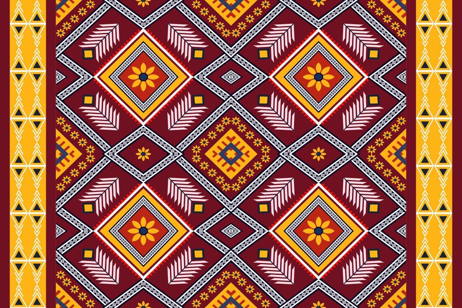 vector de patrones sin fisuras geométricos étnicos. patrón de motivo azteca árabe africano americano. elementos vectoriales diseñados para fondo, papel tapiz, impresión, envoltura, mosaico, patrón de tela. patrón de vectores