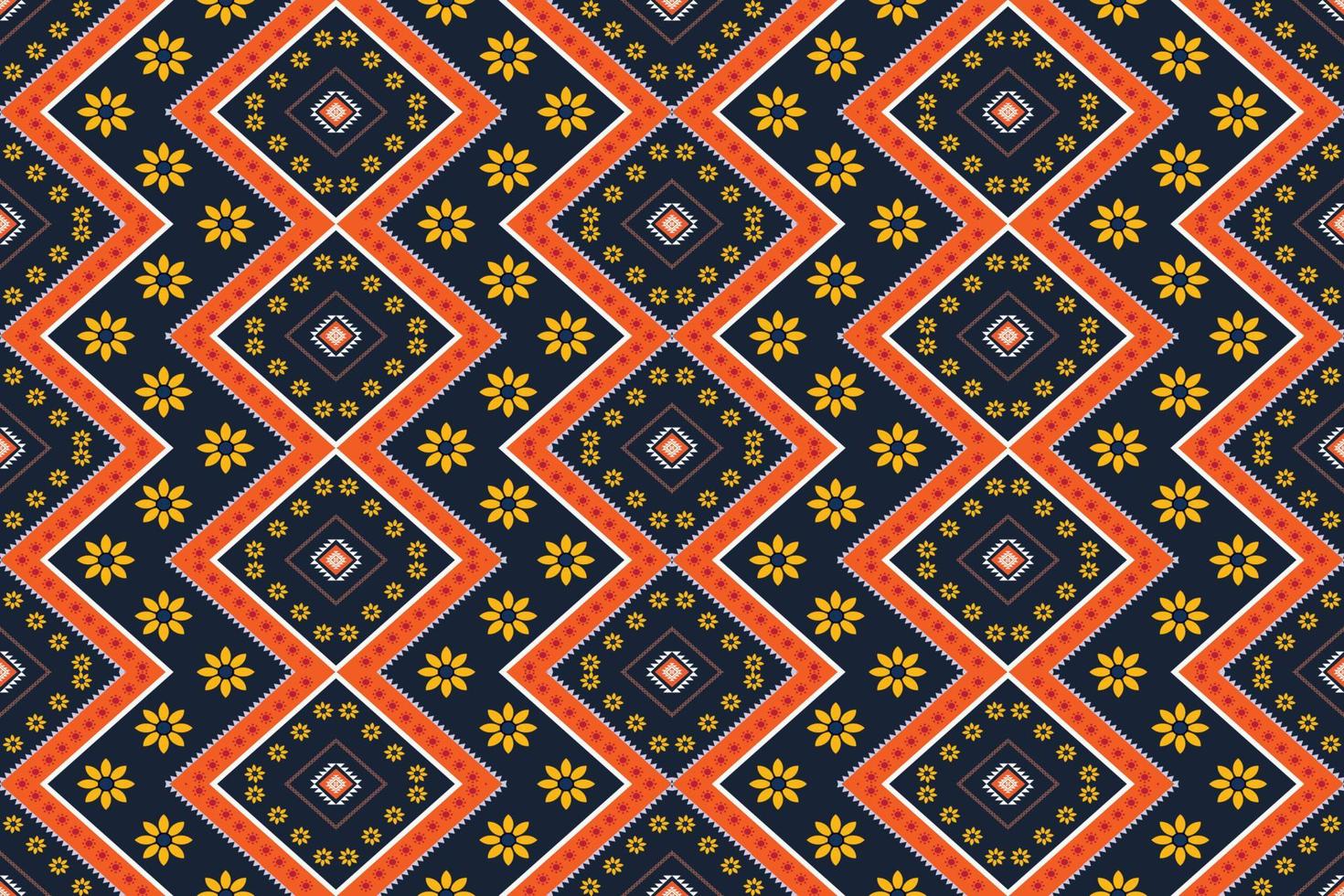 ethnic geometric seamless pattern vector. African Arab American Aztec motif pattern. vector elements designed for background, wallpaper, print, wrapping,tile, fabric patern. vector pattern.