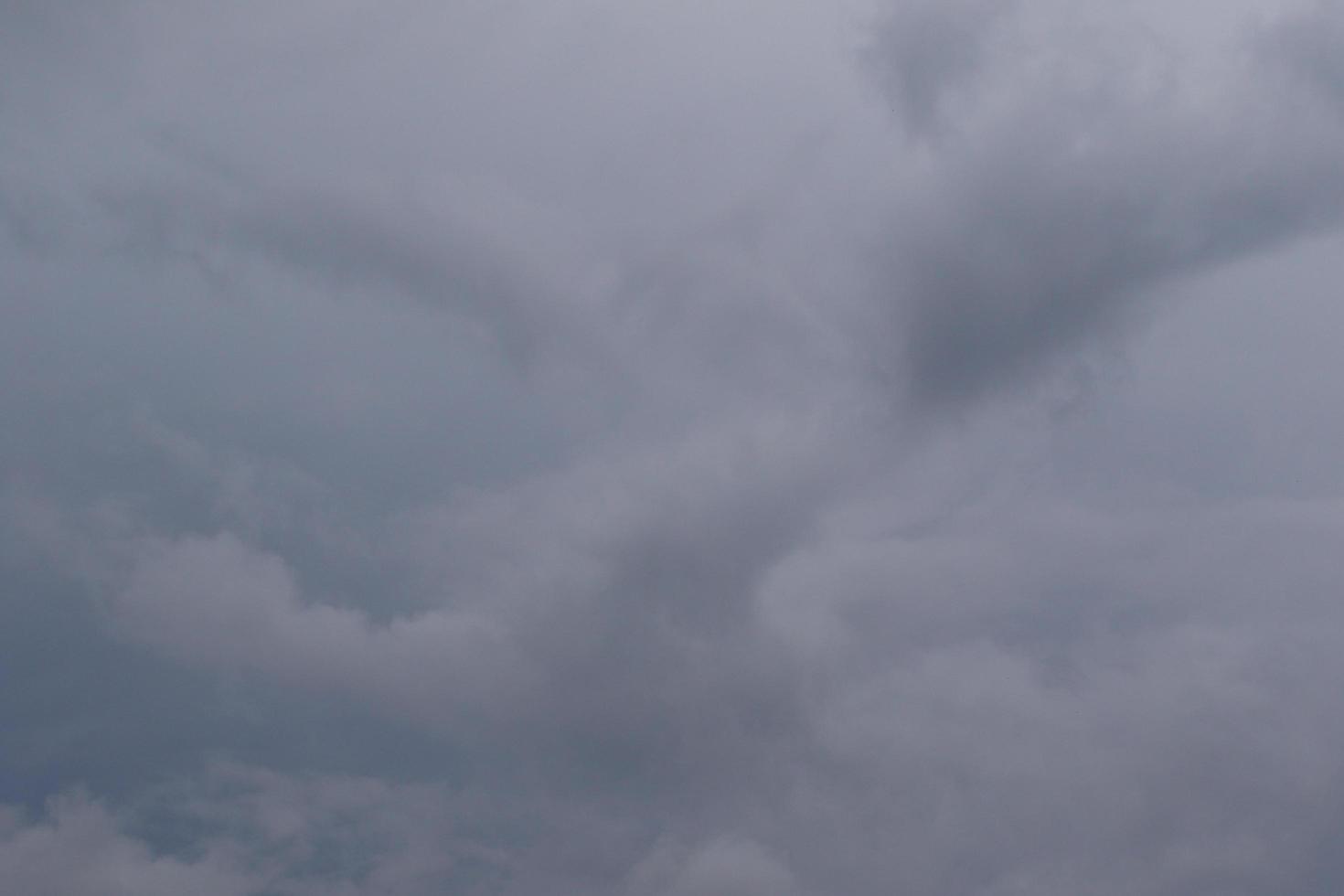 Stormy weather and dark clouds photo