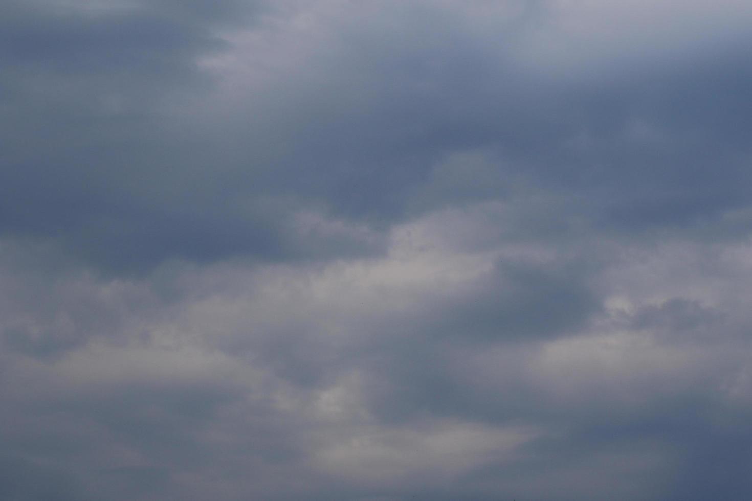 Stormy weather and dark clouds photo