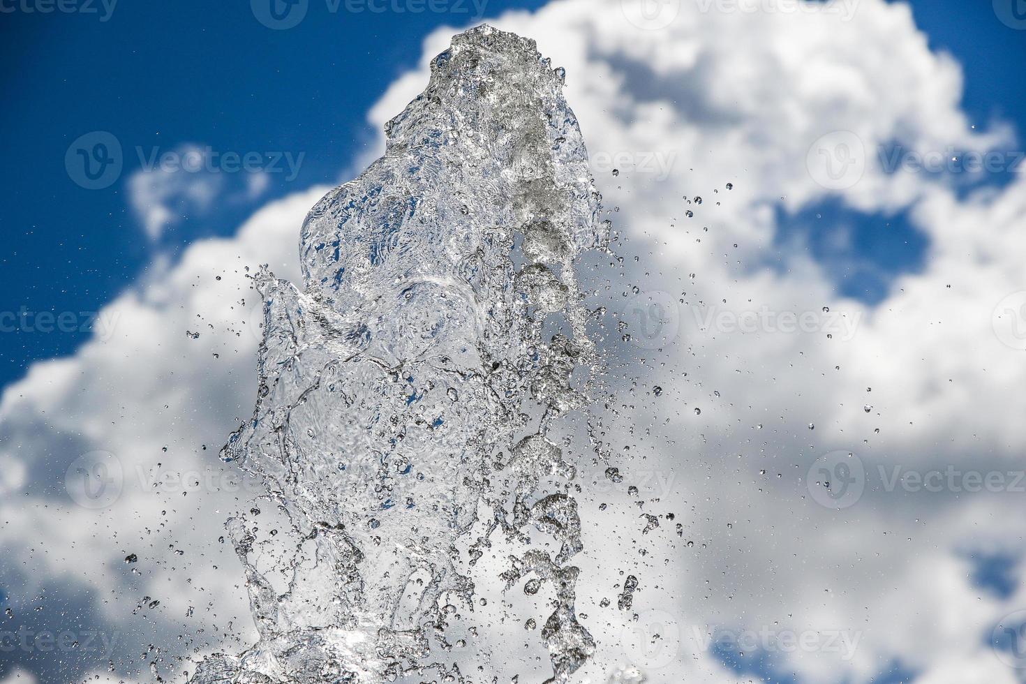 water splash in the sky photo