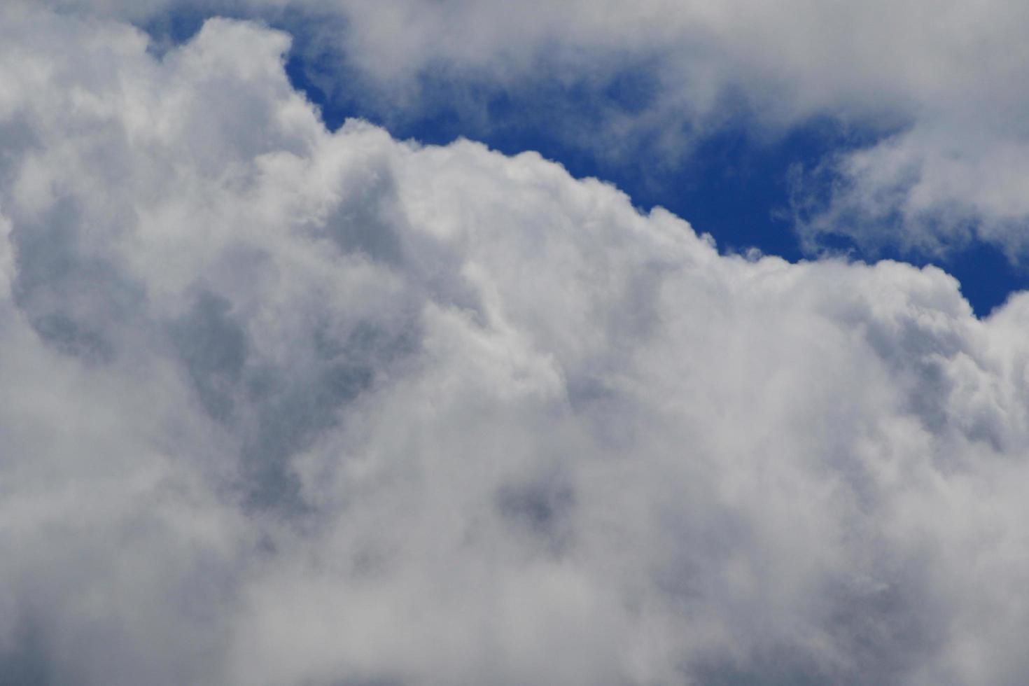 Stormy weather and dark clouds photo