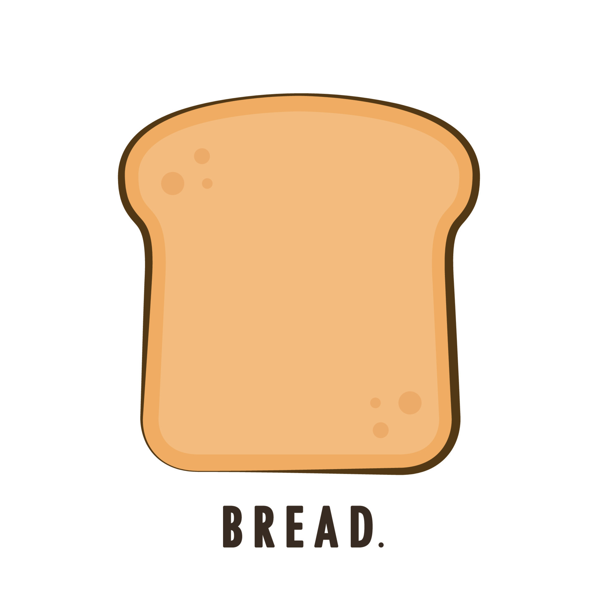 Toast logo. Bread vector. bread symbol. wallpaper. free space for text