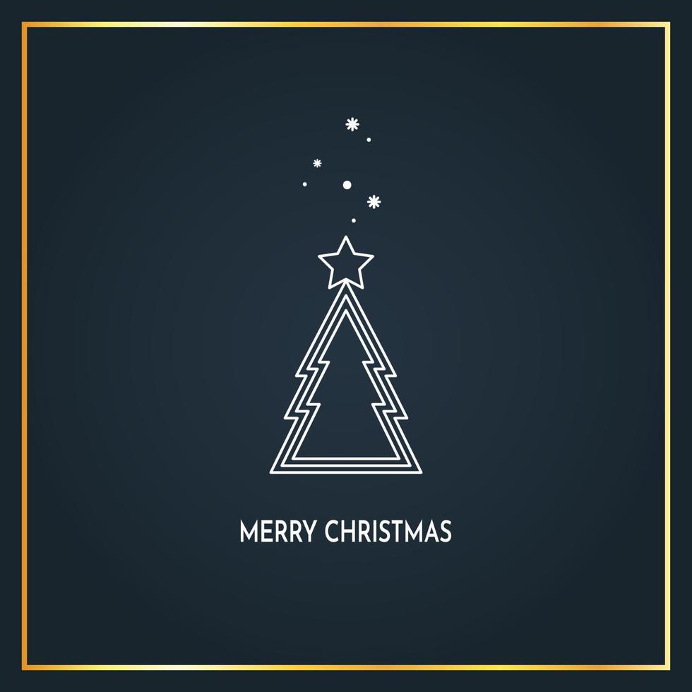 Christmas tree vector. Christmas tree tag. symbol. free space for text. copy space. blank. vector