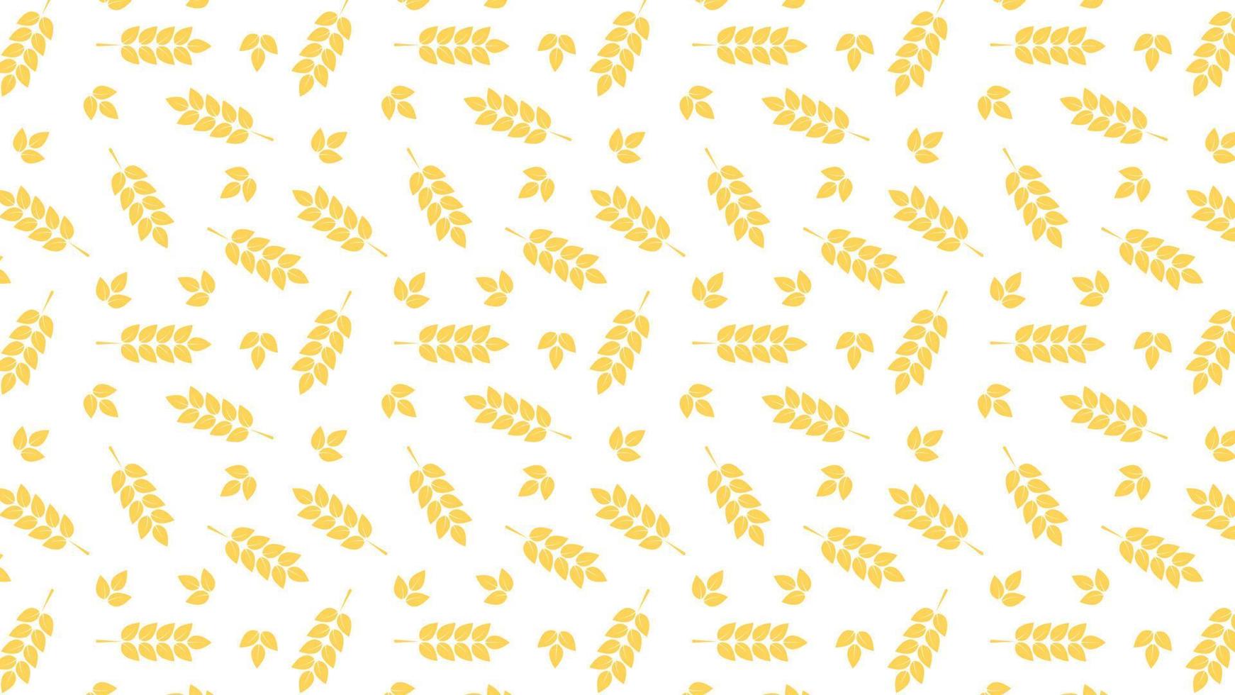 Wheat pattern wallpaper. oat symbol. free space for text. rice sign. Rice pattern wallpaper. vector