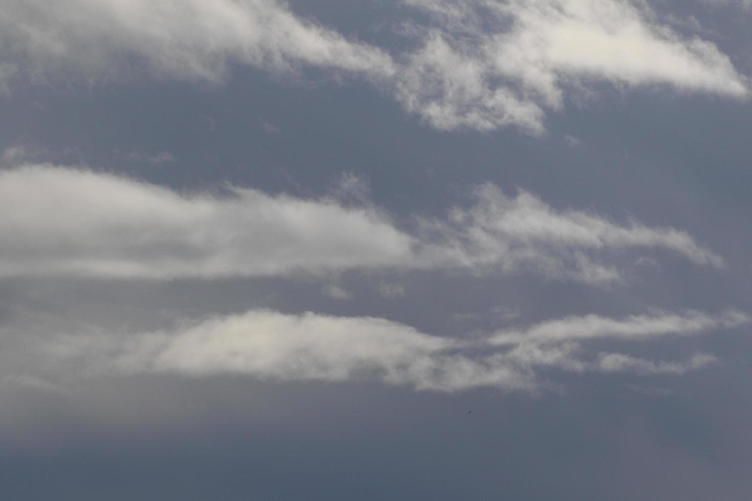 Stormy weather and dark clouds photo