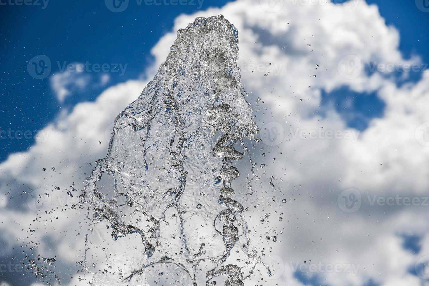 water splash in the sky photo