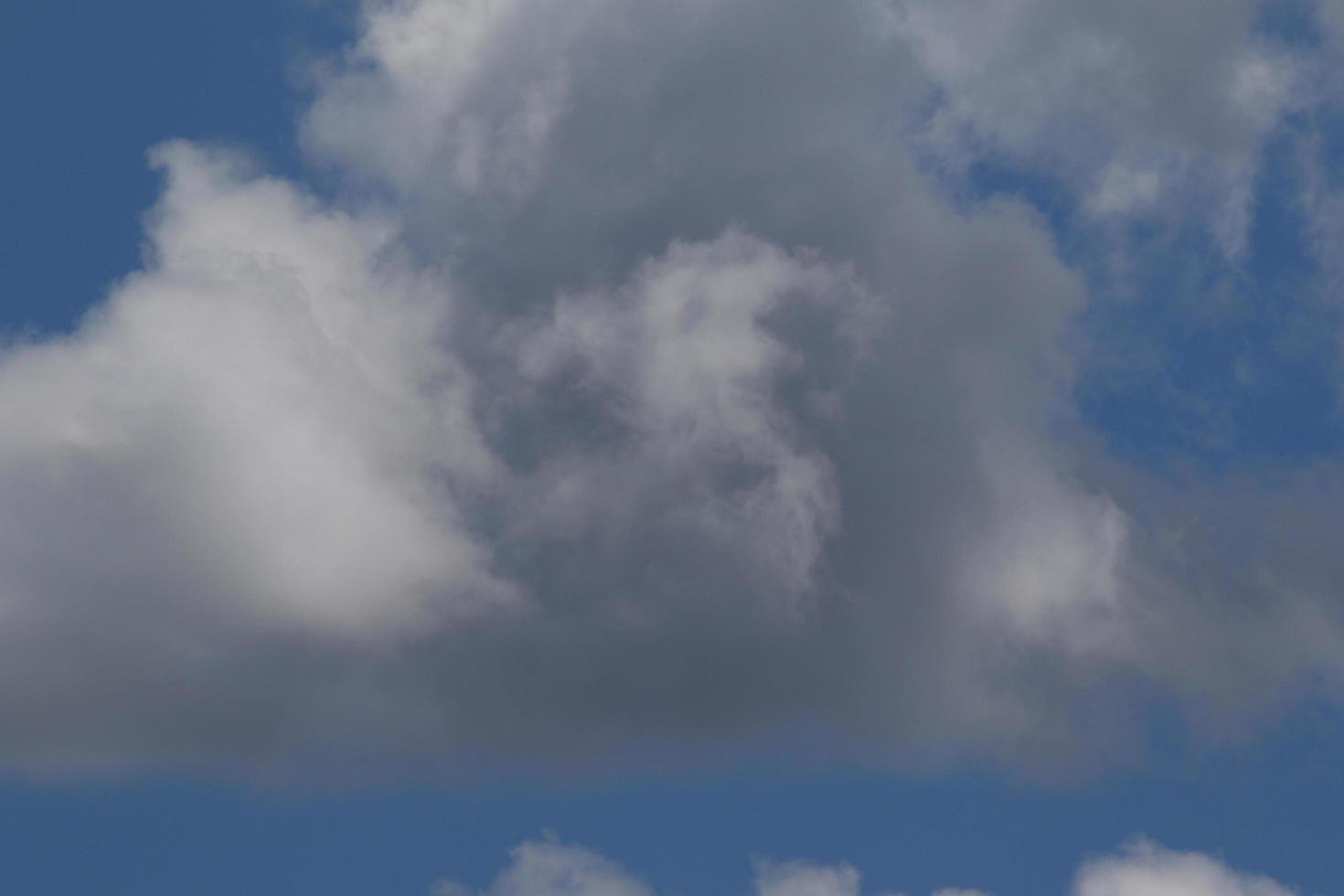 Stormy weather and dark clouds photo