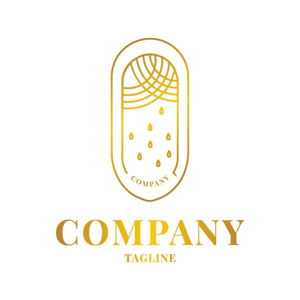 logotipo de empresa de belleza y spa para mujeres vector