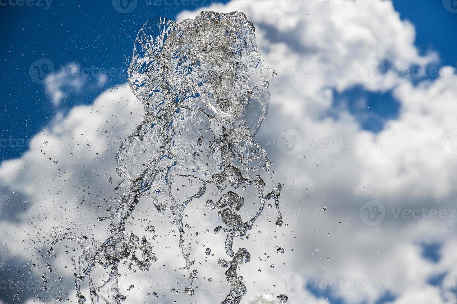 water splash in the sky photo