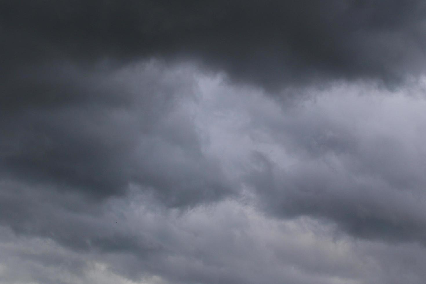 Stormy weather and dark clouds photo