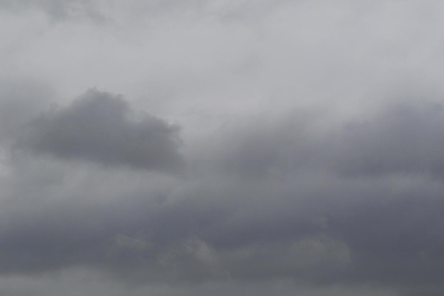 Stormy weather and dark clouds photo