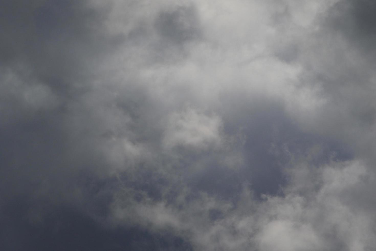 Stormy weather and dark clouds photo